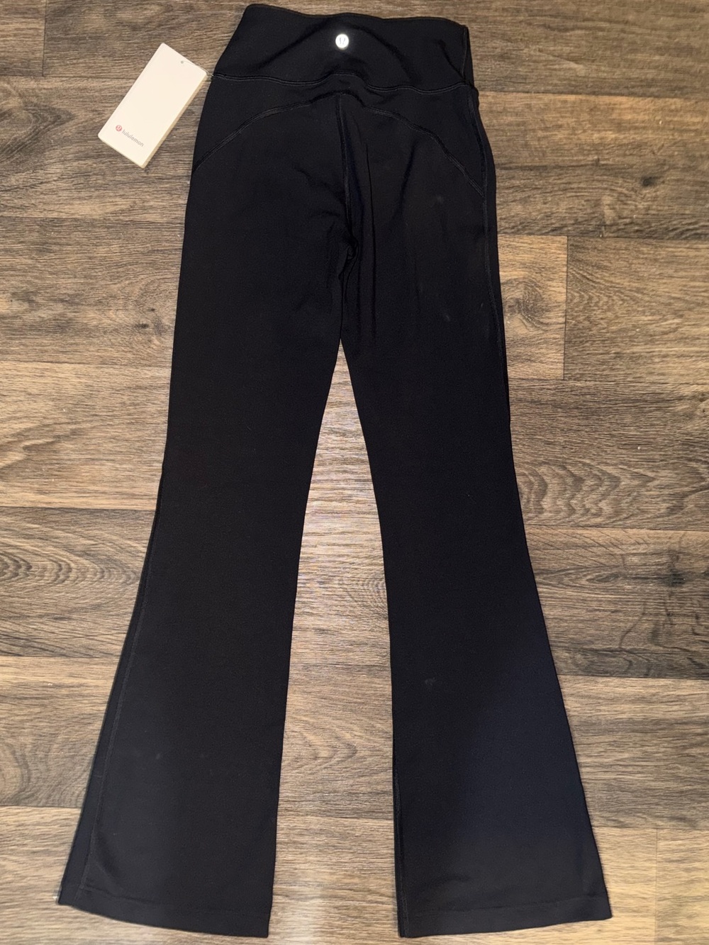 NWT Lululemon Size 4 Groove Nulu High Rise Black Flared Leggings Regular 32.5" - Picture 2 of 9